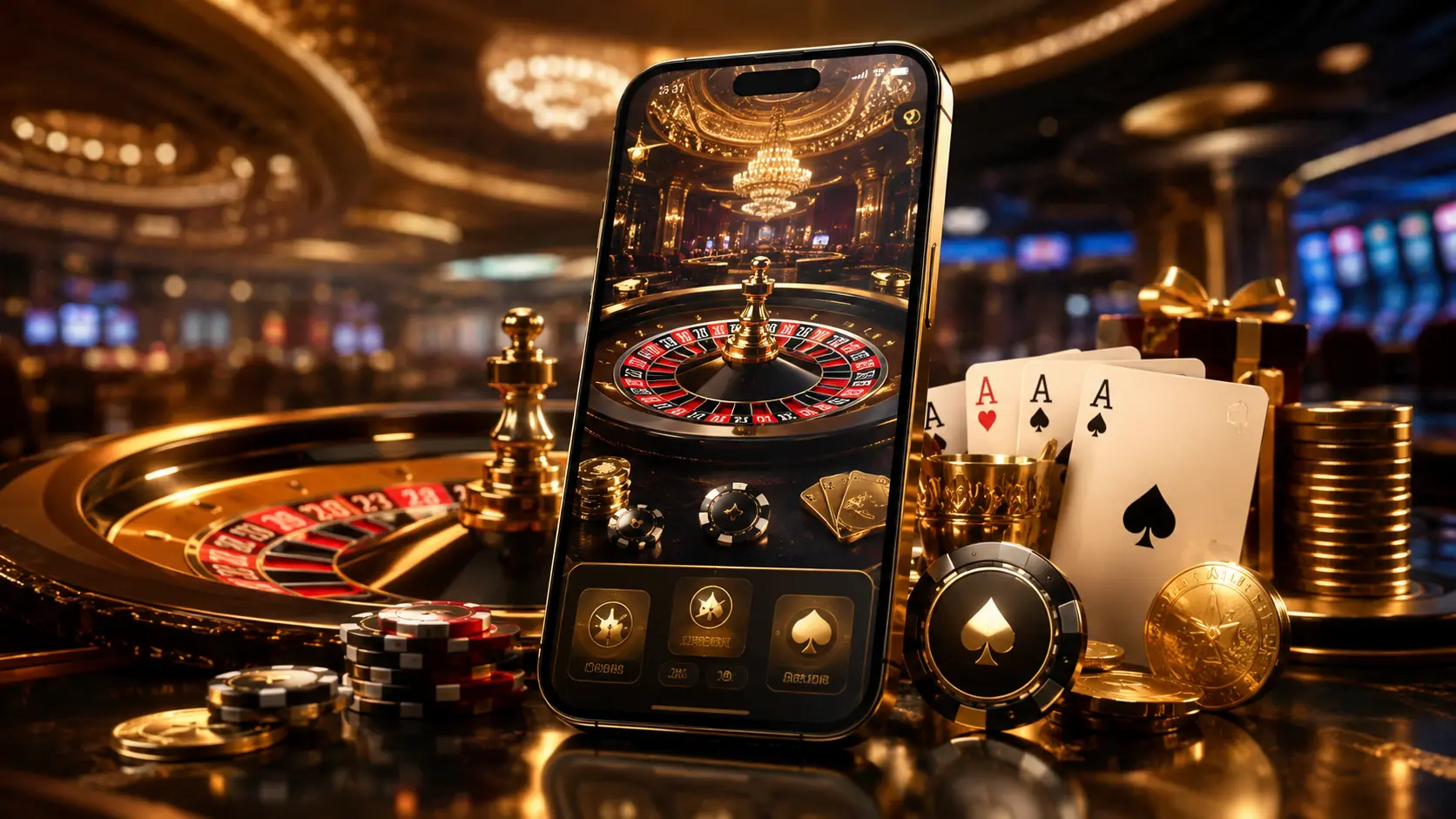Wintino Casino on a smartphone
